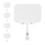 20Pcs Reusable Mini Chalkboard Sign Clips White Plastic Retail Display 10