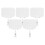 20Pcs Reusable Mini Chalkboard Sign Clips White Plastic Retail Display 11