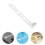 4Pcs Sturdy Aluminum Car Air Intake and Filter Support Fixing Bracket 6