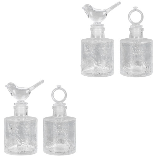 4St Amerikaanse Stijl Glasfles Functioneel En Decoratief Voor Aroma’s 2