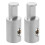 10St Audio Input Reducer Aluminiumlegering Auto Versterker Connector 10