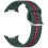 Classical Silicone Watch Band Secure-AClassic Black and red 7