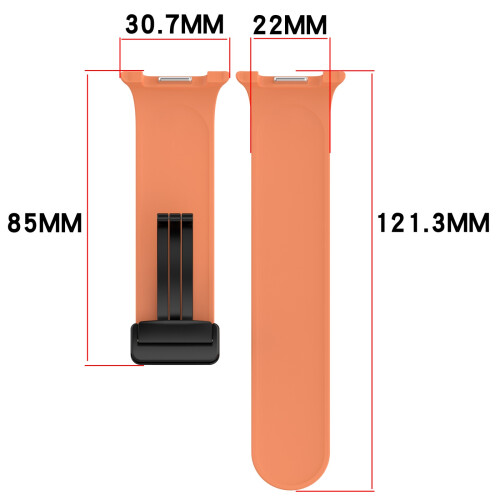 Universal Fit Fold Clasp Straps Easy Installation-40mm White 2
