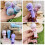 Children Portable Microphone Shape Pendant Keychain With-Blue 3