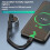 Flexible Silicone USB To USB 5Pin Charging Cord-0.3m Up bend 3