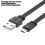 Flexible Silicone USB To USB 5Pin Charging Cord-0.3m Up bend 4