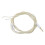 Fashionable DIY Headphone Cable TPE Insulation- White Silver 4