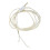 Fashionable DIY Headphone Cable TPE Insulation- White Silver 5