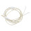 Fashionable DIY Headphone Cable TPE Insulation- White Silver 7