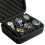 Portable Watch Storage Case Organizers Secure Zippered 6 Slot 2