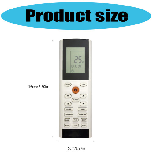 Air Conditioner Remote Control Wide Compatibility for YACIFBF 2