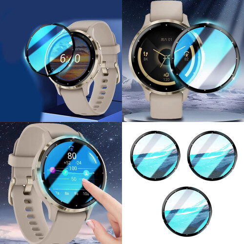 3pcs Thin PET Film for 3S Watch Fingerprints Proof Easy 2
