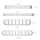 4 Pack Cable Management Organizers Quick Access-White 6 holes 4