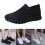 (White,EU40)Scarpe da ginnastica donna running sneakers slip on jogging palestra comode moda 7