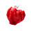 Holding Heart Shape Scented Candle Lastings Burn-Red 1