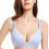 Easy Access Nursing Bra With Crossing-Colored cotton blue 38 85 1