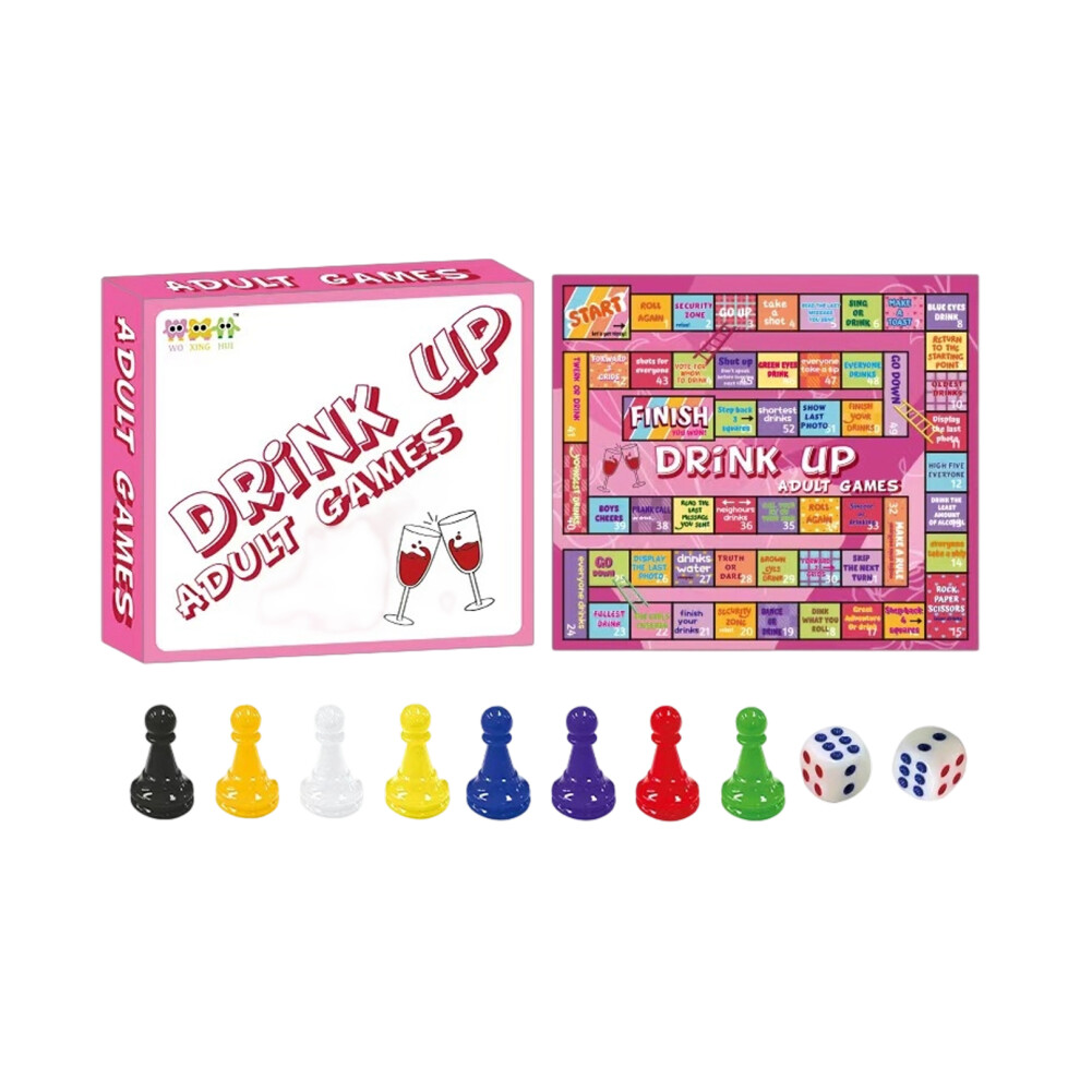 Couple Board Game Adult Game Toy for Dating Night Fun-Red