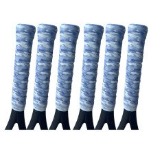 Water Absorbent Adhesive Squash Rackets Grip for-gray blue