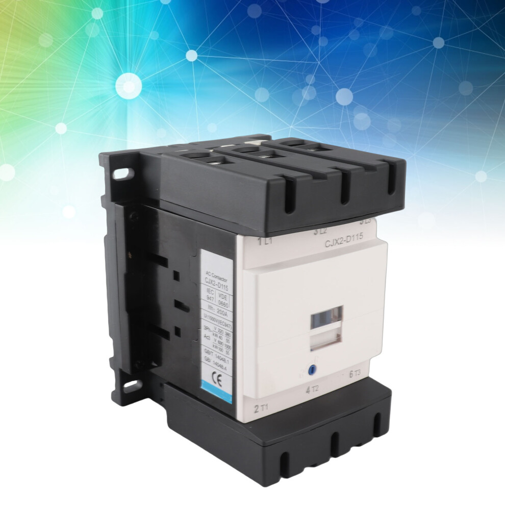 115A 380V AC Contactor 1NO 1NC 3P