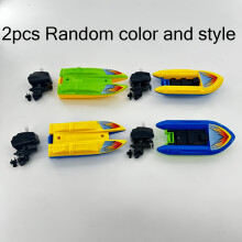 2pcs Wind-Up Speedboat Toys, Suitable for Pool, Water Toy Fun Party Games And Activities, Birthday Gifts