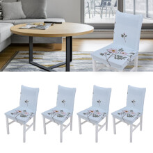 Set of 4 Stretch Chair Protectors Elegant