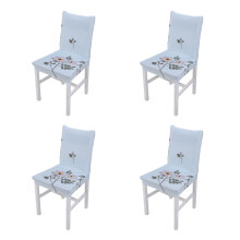 4Pcs Stretchy Chair Slipcovers Durable