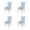 4Pcs Stretchy Chair Slipcovers Durable 1
