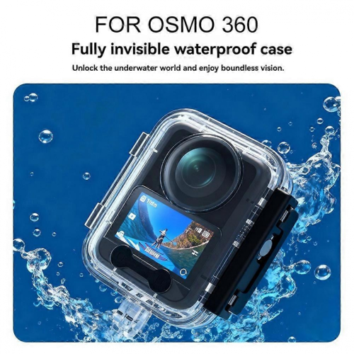 45M Waterproof Underwater Housing Protective Frame for DJI Osmo 360 Action Camera, Diving Case 1
