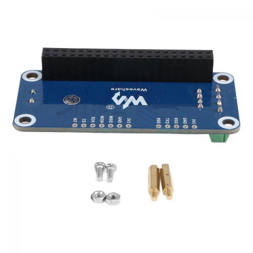 RS485 CAN HAT for Raspberry Pi, Stable Long-Distance Communication for Raspberry Pi Series Boards 1