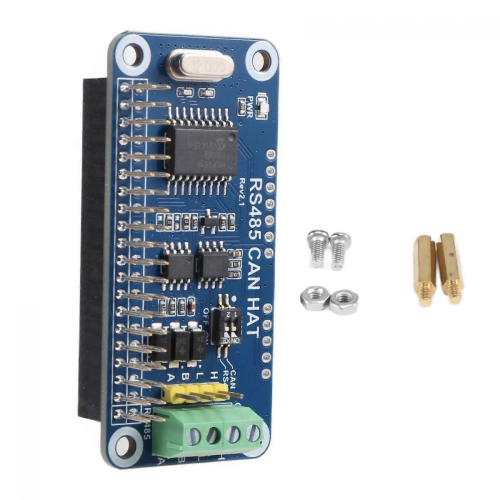RS485 CAN HAT for Raspberry Pi, Stable Long-Distance Communication for Raspberry Pi Series Boards 2