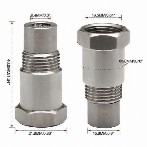 2PC M18x1.5 Oxygen Sensor with CEL Fix, High Quality O2 Sensor and Check Engine Light Solution 1