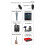 Adattatore XLR da uno a due, trasmettitore e ricevitore per microfono wireless, compatibile con microfoni dinamici, mixer audio per chitarra 5