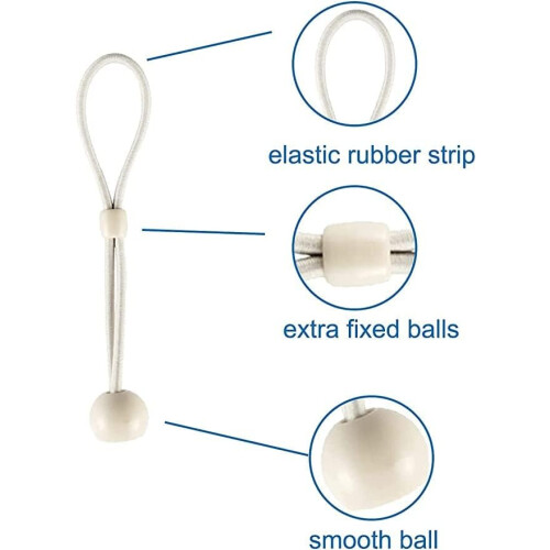 Universal Bungee Kit for Sun Shades Blackout Roller Blinds, 2 Set, Sand 2