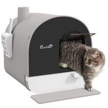 Kattenbak met draaideur, inclusief schepje en filter, afmetingen 43L x 44B x 47H cm