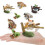Realistic Tree Frog Figurine Statue Ornament for Home Decor and Kids Educational Display 2