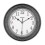 (Black) 9 Inch Silent Wall Clock for Kitchen Decor - Retro Non-Ticking Design 1