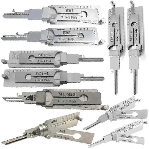 (TE2) Professional Lock Pick Tool for SC1 SC4 KW1 KW5 AM5 MS2