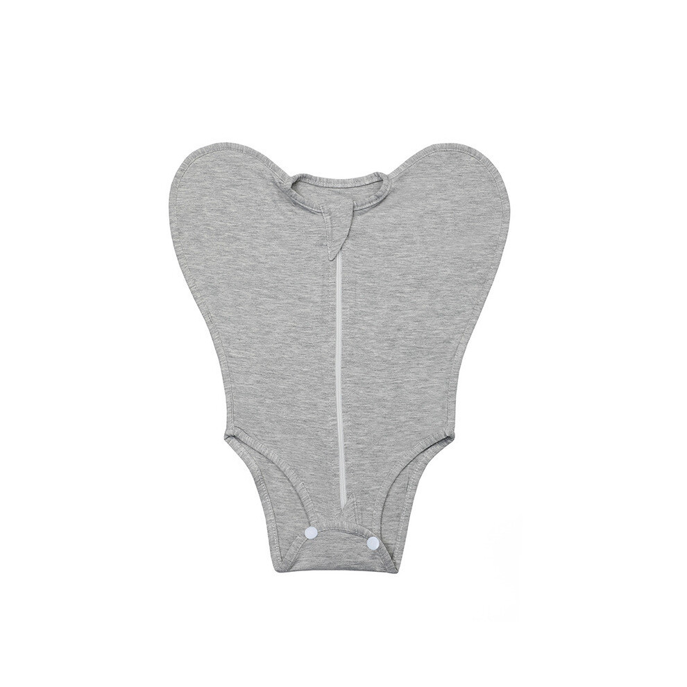 (, S) Wrap Infant Sleep With Absorbent Bamboo Fiber For Kid Nighttime Summer Use Gray