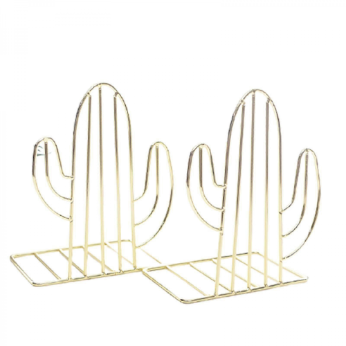 Μεταλλικά βιβλιοστάσια Cactus 2 τεμαχίων για βιβλιοθήκη και αποθήκευση γραφείου 1