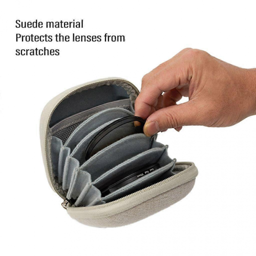 Canvas Filter Bag with Shoulder Strap, Durable Storage Bag for Filter Accessories, Portable and Reusable 1