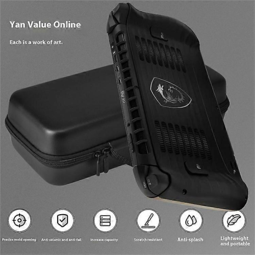 Compatible Carrying Case for Handheld Game Console, EVA Shockproof Storage Bag for MSI Claw 8 2