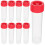 40 Transparent Sample Storage Tubes with Screw Caps for Lab Samples, Cosmetics and Essential Oils 3