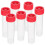 40 Transparent Sample Storage Tubes with Screw Caps for Lab Samples, Cosmetics and Essential Oils 5