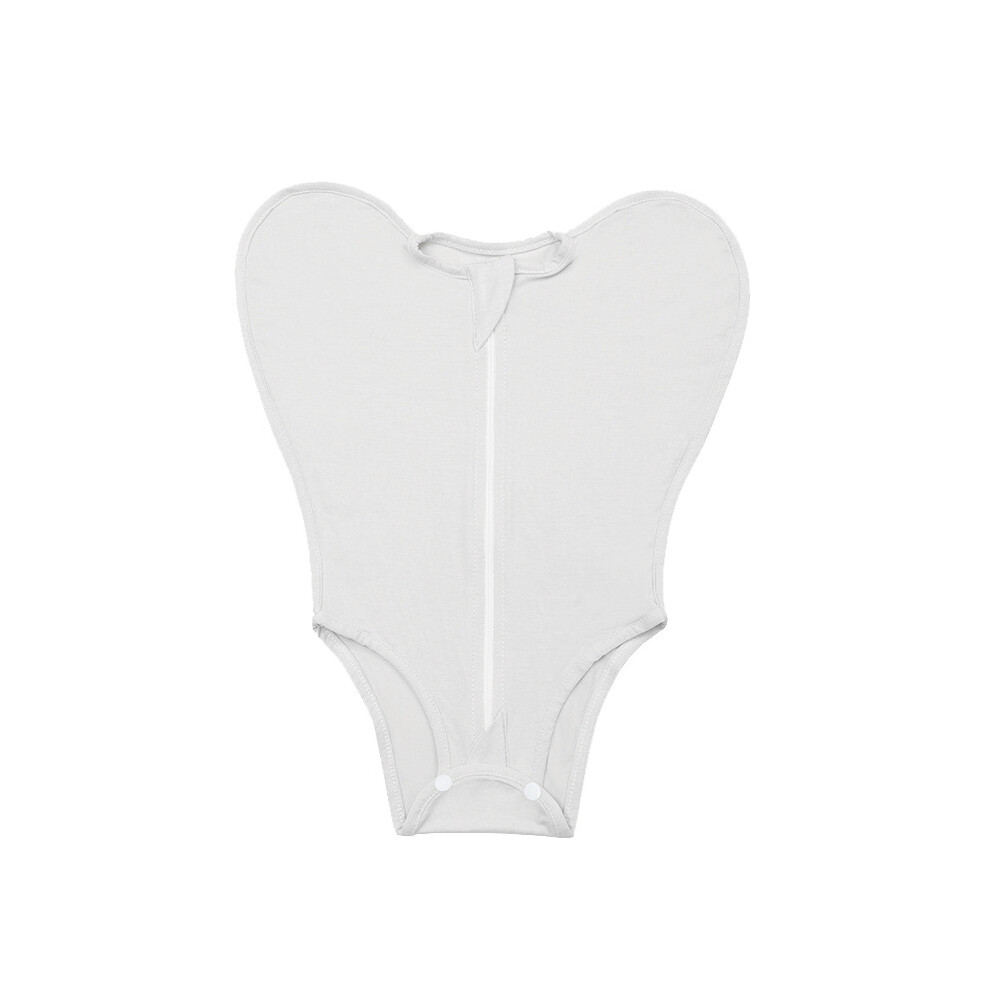 (, L) Wrap Infant Sleep With Absorbent Bamboo Fiber For Kid Nighttime Summer Use White