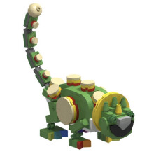 (StyleB)Poppy Playtime The Prototype Gracie Green Building Blocks figurine modèle décoration