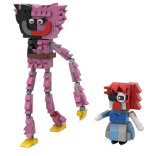 (StyleI)Poppy Playtime The Prototype Gracie Green Building Blocks figurine modèle décoration
