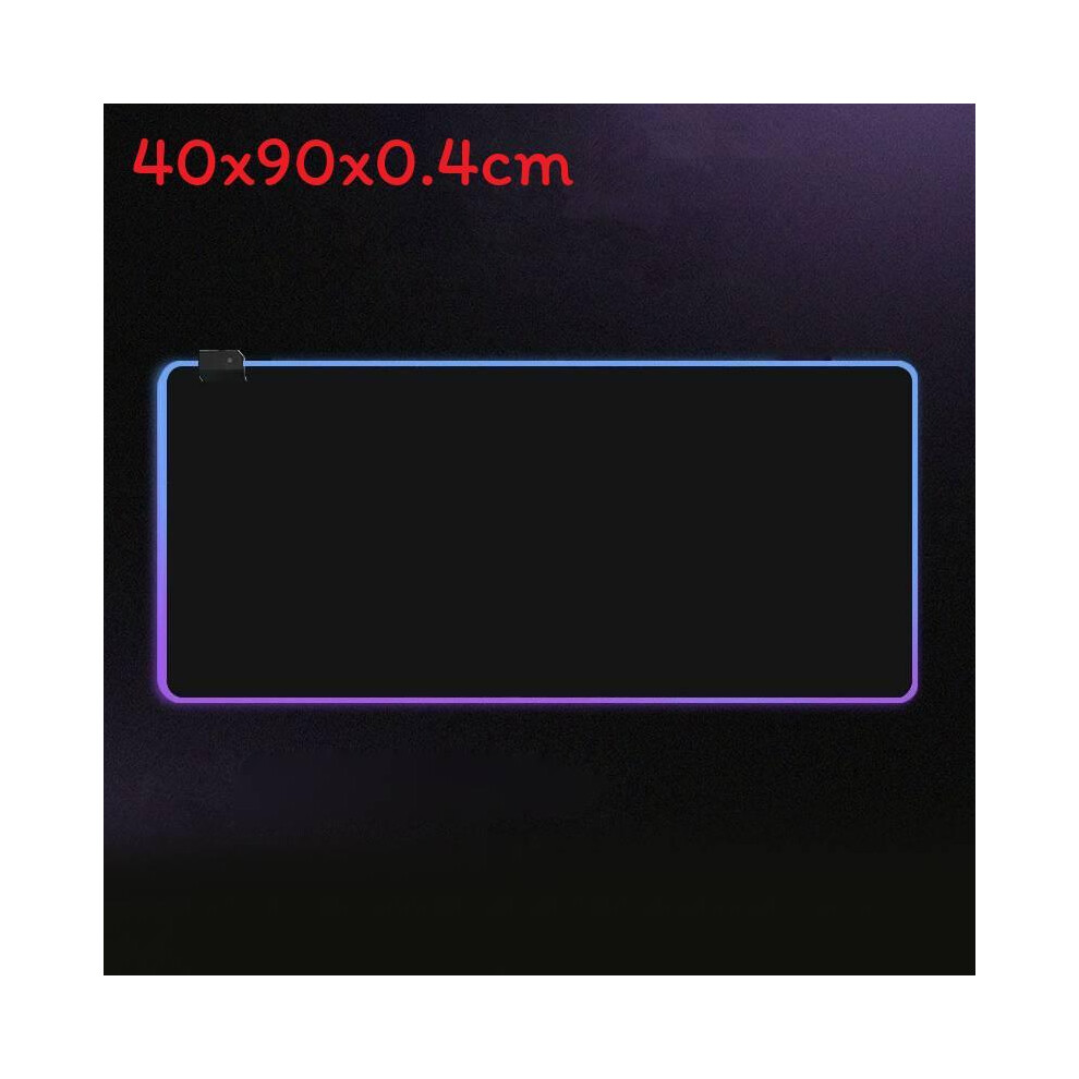 (40X90x0.4cm) Large Gaming Mouse Pad Modes Touch Computer Keyboard Mat Supplies Use Light 697350016050