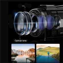 5K Digital Camera 48MP WIFI Outdoor Sports DV Camera Handheld Photography Electronic Anti Shake Video Recorder Camera