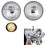 Halogen-Frontscheinwerfer/Nebelscheinwerfer für  Touring Road King Electra Street Glide Chopper 4