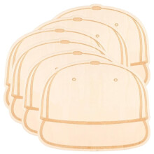 6 Pcs Truck Hat Template Palette, Wood Baseball Cap Design Boards for Personalized Trucker Hat Patches and Layouts
